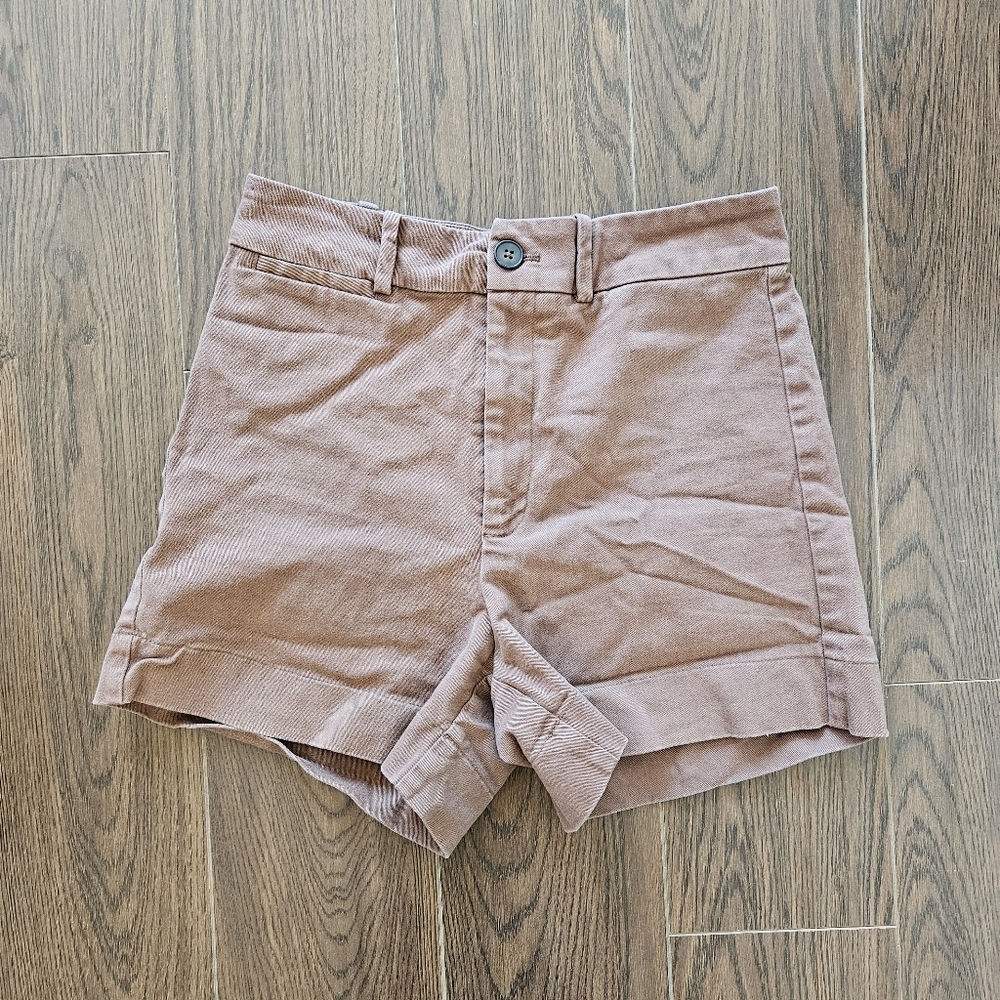 Frank and Oak Brown Shorts Size 4